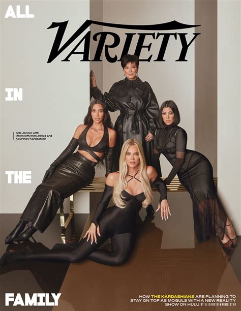 Kardashians Cover ‘variety In Edgy Outfits Talk Mogul Status And More Footwear News