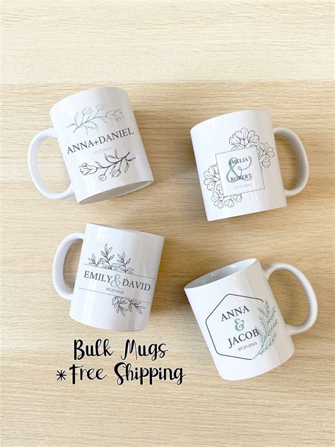 Bulk Order Mugs Wholesale Mugs Wedding Favors Mug Bulk Etsy