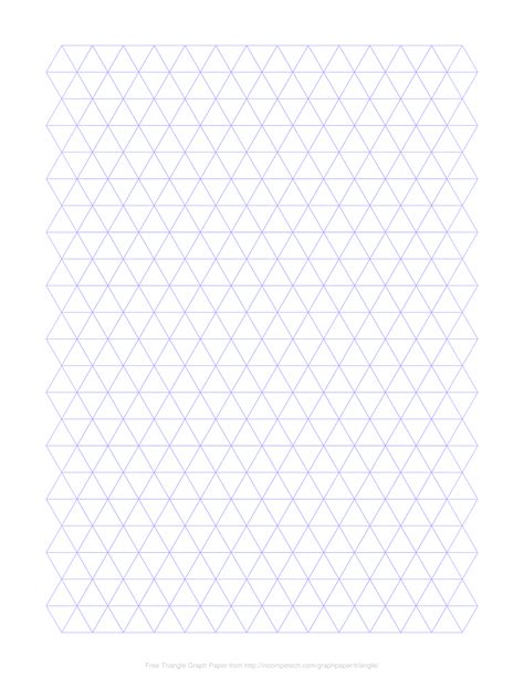 Printable Triangle Graph Paper Printable Graph Paper Free Online