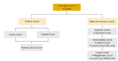 Court Hierarchy Diagram Quizlet