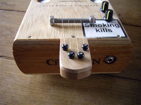 Cigar Box Guitar 4 String Hand Crafted
