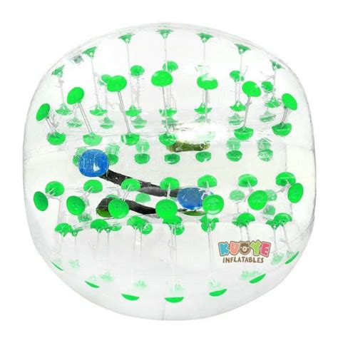 Bb012 5ft Inflatable Hamster Ball With Green Dots Kuoye Inflatables