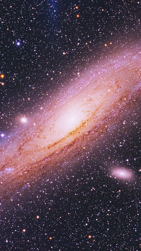 Download Wallpaper 2160x3840 Galaxy Stars Andromeda Space Samsung