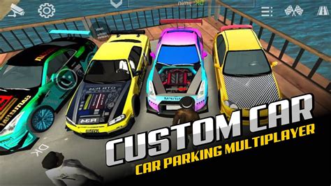 My Custom Skin Car Collection【car Parking Multiplayer】 Youtube