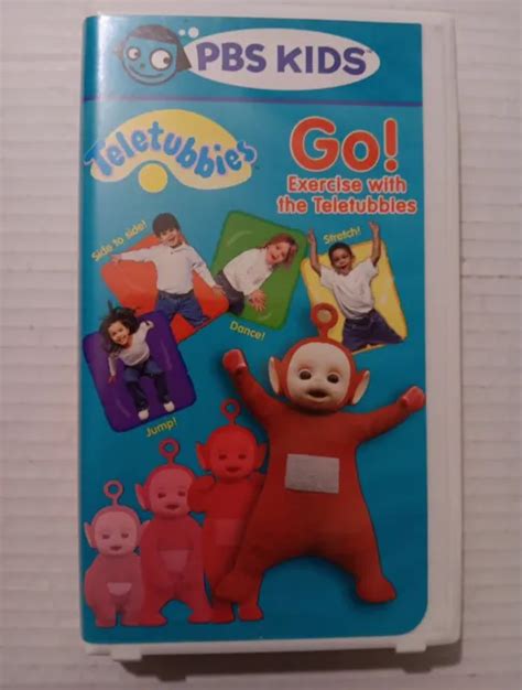 Teletubbies Go Exercise With The Teletubbies 2001 Vhs Childrens 9