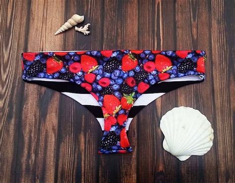 Reversible Brazilian Seamless Cheeky Bikini Bottom Made To 21808 Hot