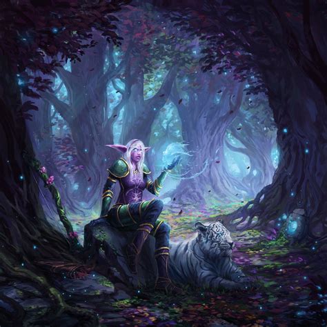 Warcraft Night Elf Wallpapers Top Free Warcraft Night Elf Backgrounds