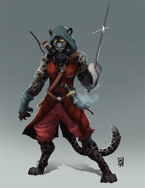 Tabaxi Rogue Movement Check Out Tabaxi Rogue Female By Thallos On