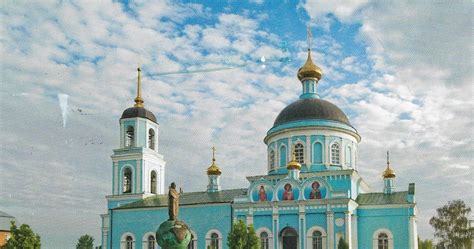 Dewereldiskleinenmooi Blauwe Tempel Kaart Van Kate Uit Ryazan Rusland