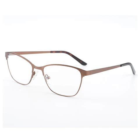 optical metal glasses frame women retro clear myopia prescription eyewear brand designer
