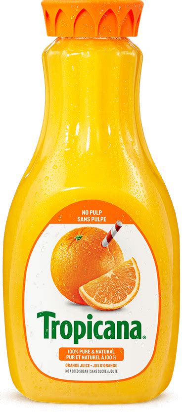 Tropicana® 100 % Pure Orange Juice - No Pulp | Tropicana.ca