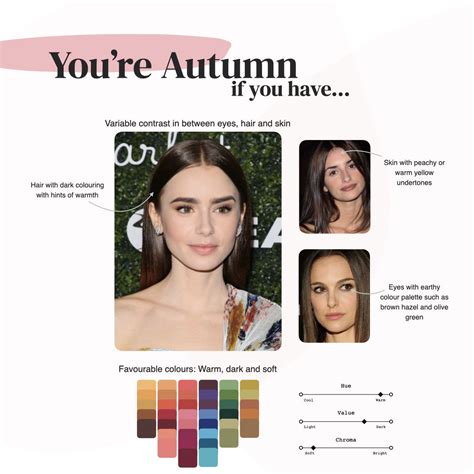 Colour Analysis Autumn Complexion Skin Color Palette Colors For