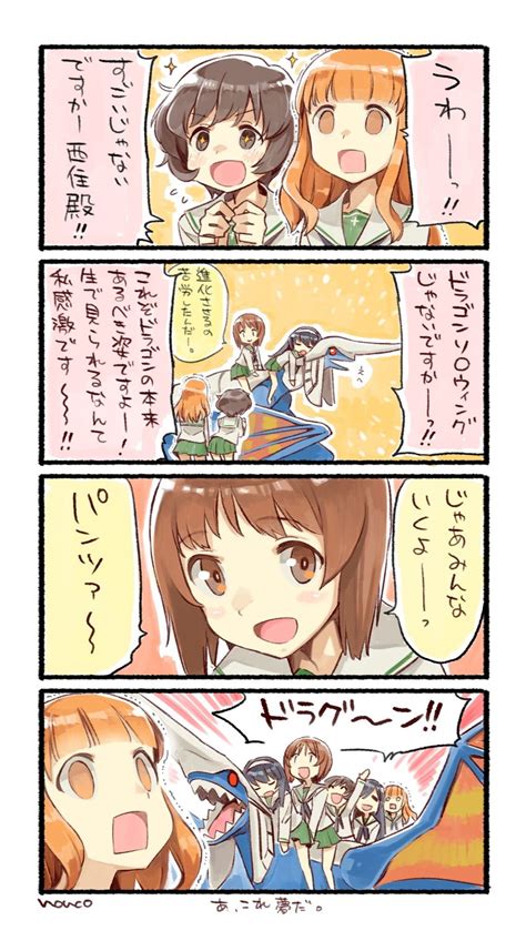 Nishizumi Miho Akiyama Yukari Takebe Saori Reizei Mako And Isuzu