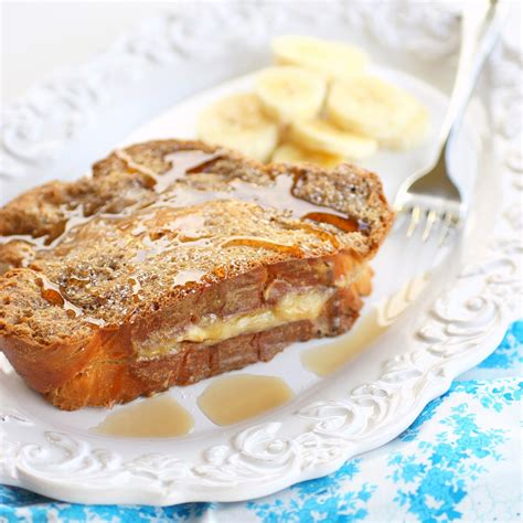 Make a slit in each slice of french bread through the crust to form a pocket. Banana Stuffed French Toast
