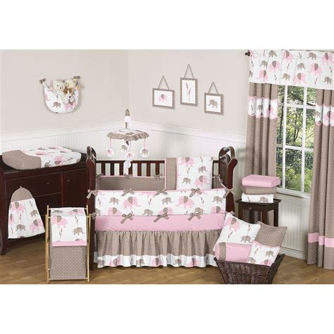 Pink Elephants Elephant Baby Bedding Baby Elephant Nursery Girl Crib