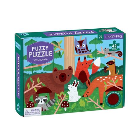 Mudpuppy Woodland Fuzzy 42 Premium Puzzles
