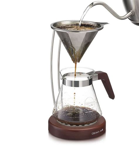 Osaka Pour Over Coffee Dripper Pours Better Tasting Coffee With