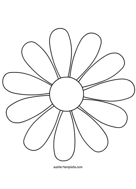 A Flower That Is Drawn In The Shape Of A Daisy With Petals On Each Side