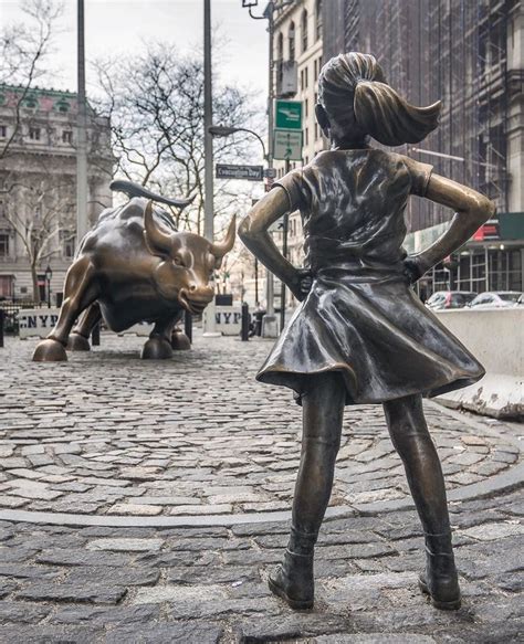 “fearless Girl” By Kristen Visbal And “charging Bull” By Arturo Di