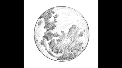 This method of drawing moon is invented by me. Full Moon Drawing Easy at PaintingValley.com | Explore ...