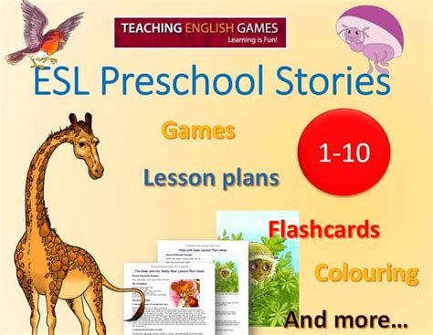 Teaching Preschoolers English Teaching English Games