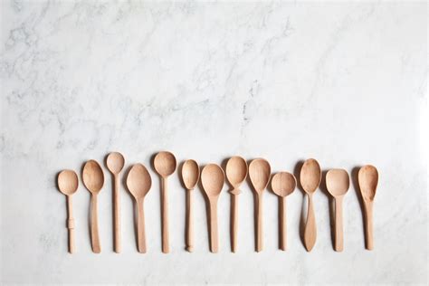 Set Of 13 Small Bakers Dozen Wood Spoons Burke Decor