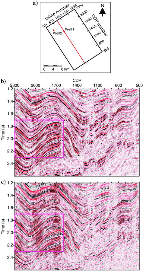 The 3d Seismic Data Set A The Base Map Of The 3d Seismic Survey The