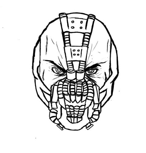 A Drawing Of The Head Of An Alien
