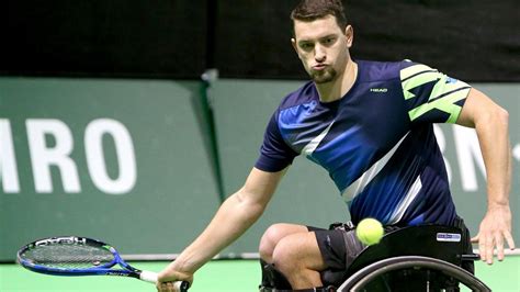Professional wheelchair tennis player, rank 4th in single and 7th in double. Wimbledon: Joachim Gérard s'incline en finale du double ...