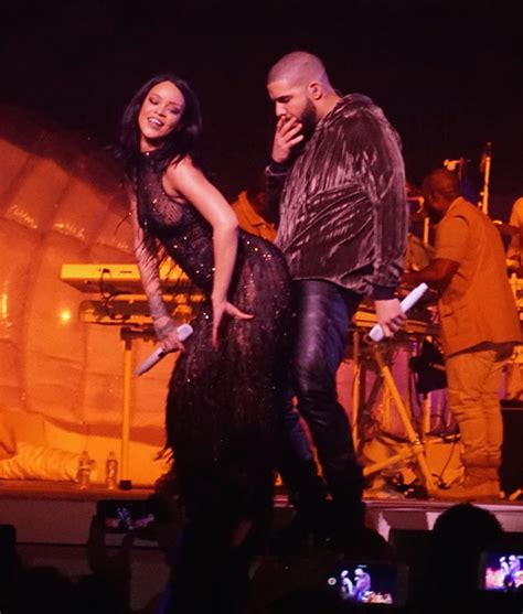Rihanna Wears Sexy See Through Top And Twerks On Drake At Anti Concert In Miami