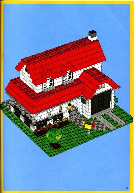 How to make a house out of lego classic bricks. Old LEGO® Instructions | letsbuilditagain.com | Lego house ...