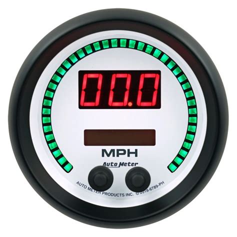 Auto Meter® 6789 Ph Phantom Elite Digital Series 3 38 Speedometer