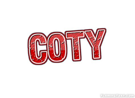 Coty Logo Herramienta De Diseño De Nombres Gratis De Flaming Text