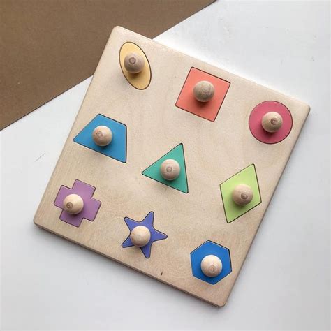 Target.com has been visited by 1m+ users in the past month Geometric shape wooden puzzle Montessori puzzle Wooden toy ...