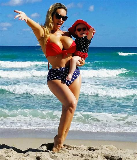 Coco Austin Baby Chanel Wear Matching Swimsuits