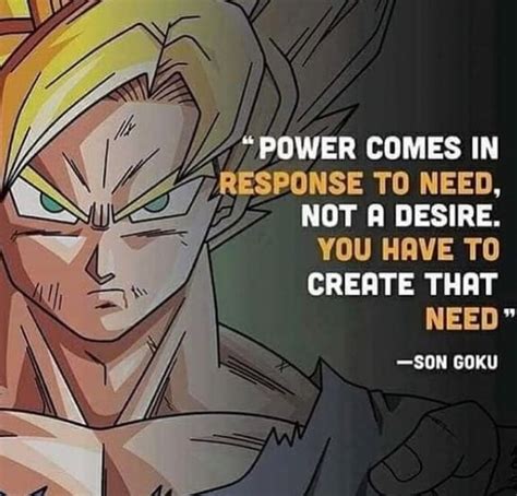 Mrsbriefsindragonball Best Dragon Ball Z Quotes 16 Inspirational