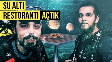 Türkiye de İlk Su Altı Restorantı Yaptık w Masterchef Batuhan YouTube