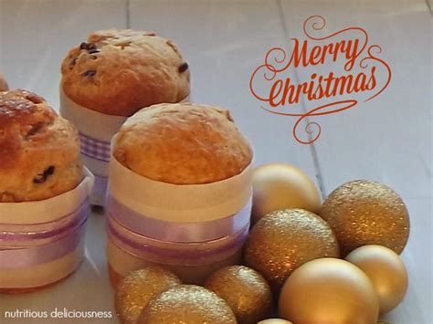Mini Panettone For Christmas Nutritious Deliciousness