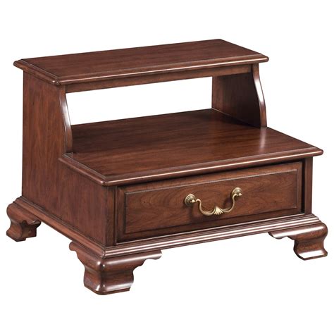 Kincaid Furniture Hadleigh 607 481 Traditional Bed Steps With One Drawer Belfort Furniture