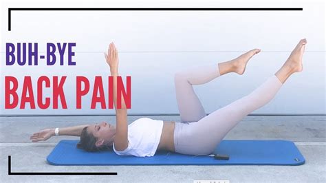 Lower Back Pain Relief Exercises Pilates With Amanda Youtube