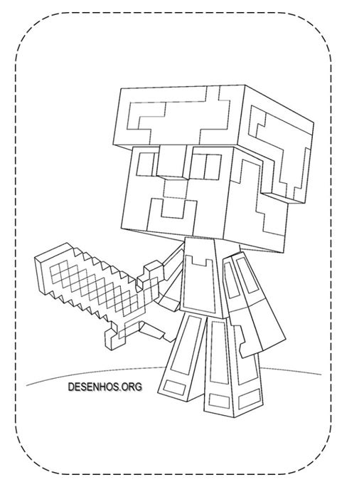 Desenhos Do Minecraft Para Colorir Fichas E Ativid Vrogue Co