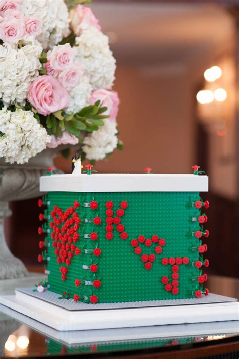 Creative Lego Wedding Card Box