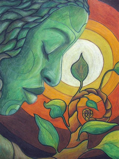 Nature Drawing The Awakening By Kimberly Kirk Mother Earth Art