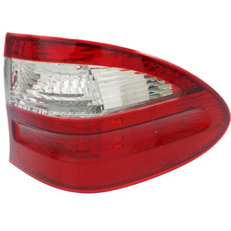Replacement Passenger Side Outer Tail Light Without Bulbs Clear