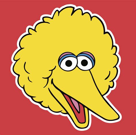 Big Bird Png Big Bird Sesame Street Character Face Templates Pictures