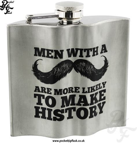 Oz Moustache Shaped Stainless Steel Hip Flask The Pocket Hip Flask Co Pewter Steel Hip