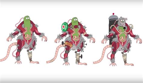 Check Out Rick And Mortys Hilarious Unused Designs For Pickle Ricks