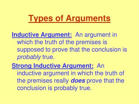 Ppt Types Of Arguments Powerpoint Presentation Free Download Id544374