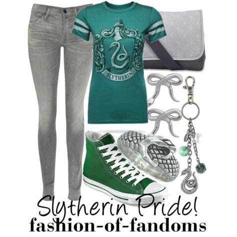 Slytherin Pride By Waveyourwands97 On Polyvore Harry Potter Fashion