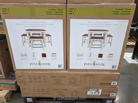 Pike And Main 5 Piece Counter Height Dining Set